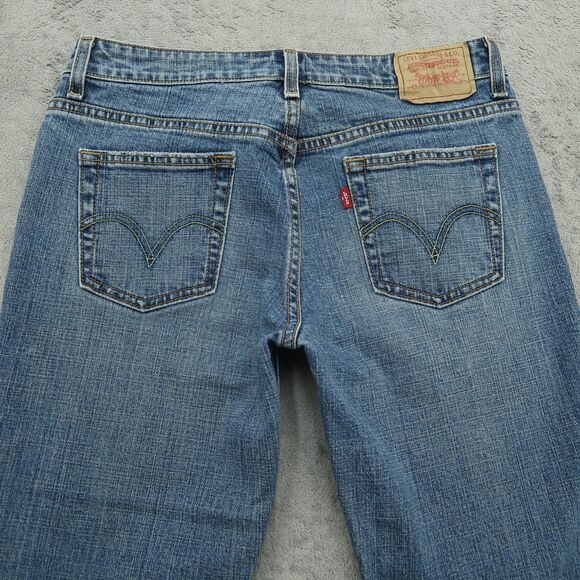 Levi's 515 Jeans Women's Size 10M Blue Mid-Rise Bootcut Denim Pants 28" Inseam - Picture 14 of 16
